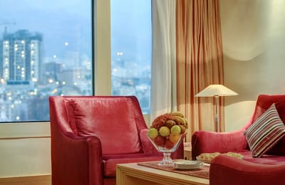 The 5-star Parsian Azadi hotel in Tehran