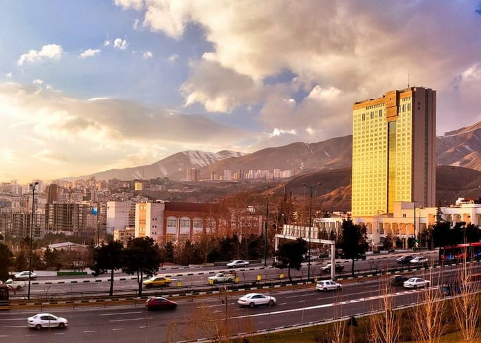 The 5-star Parsian Azadi hotel in Tehran