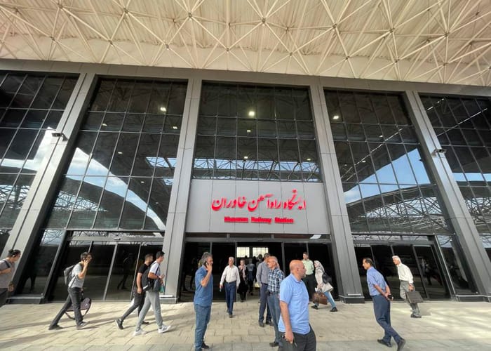 Khavaran Railway Station Near Tabriz