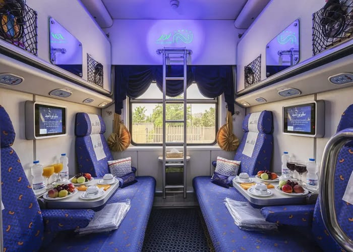 Noor Al Reza VIP Train Interior